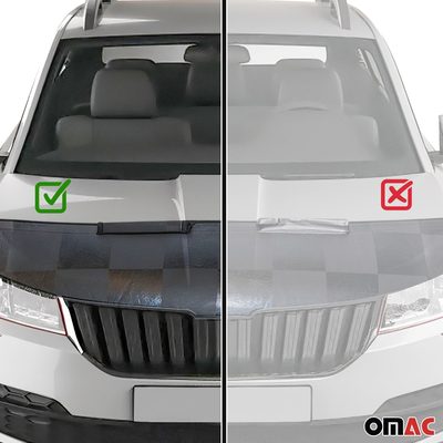 2016-2024 Mercedes Metris Car Bonnet Mask Hood Bra Half Chequered
