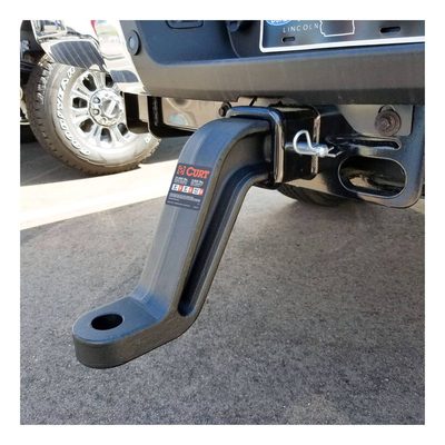 Industrial Duty Forged Ball Mount (3" Shank, 21,000 lbs., 8" Drop, 10-1/2" Long)