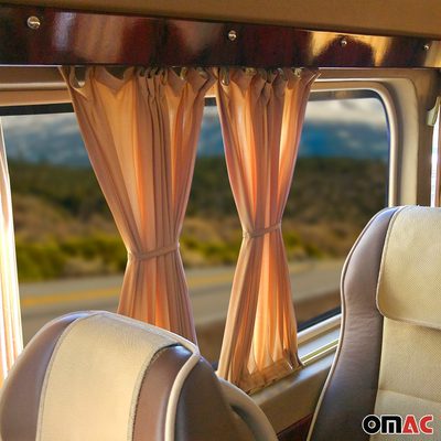 1980-1991 VW Vanagon Side Window Curtain Sunshade Rear Quarter 2x Tailgate 1x