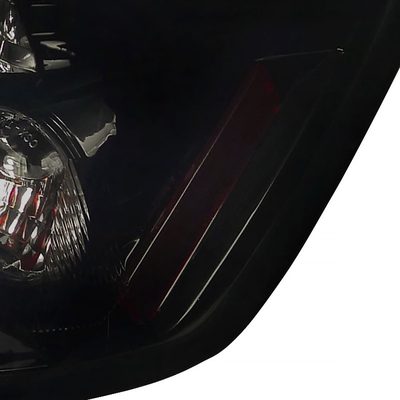 2006-2011 Honda Civic Coupe Tail Lights Glossy Black Housing/Smoke Lens