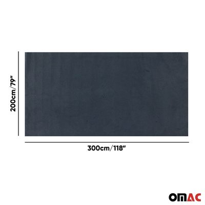 Car Marine Boat Carpet floor Anti-slip Upholstery Moisture Proof 78,74"x118,11"