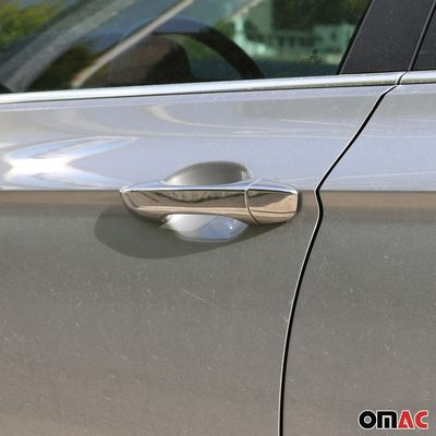 2018-2024 VW Tiguan Car Door Handle Cover Protector Stainless Steel Chrome 8 Pcs
