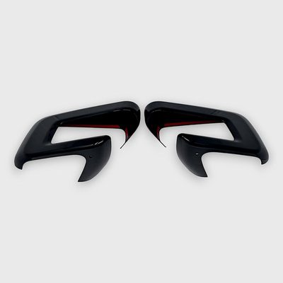 2021-2024 Ford F-150 Mirror Cover Caps Gloss Black 2Pcs ABS Plastic
