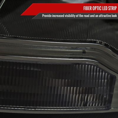 1999-2006 Audi TT LED Bar Projector Headlights Chrome Housing/Smoke Lens