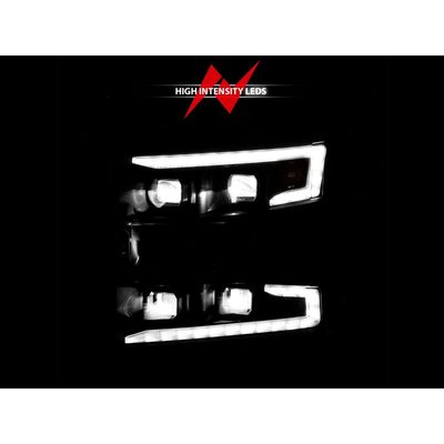 Anzo Black Sequential Signal DRL Projector Headlights 111566
