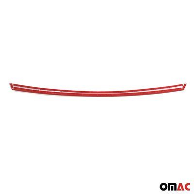 2012-2018 Audi A6 S6 Sedan Rear Bumper Sill Cover Protector Brushed Stainless Steel