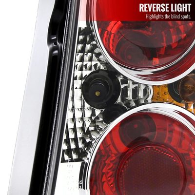 2001-2005 VW Passat Sedan Tail Lights Chrome Housing/Clear Lens