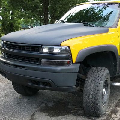 1999-2002 Chevy Silverado/ 00-2006 Tahoe Suburban LED Bumper Lights Matt Black