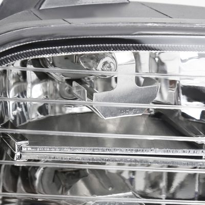 1997-2001 Honda Prelude H3 Fog Lights Kit Chrome Housing/Yellow Lens