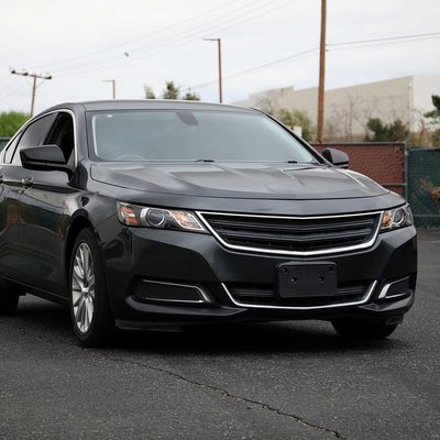 For Chevrolet Impala 2014-2020 Factory Style Projector Headlight - Passenger Side Jet Black Housing Clear Lens