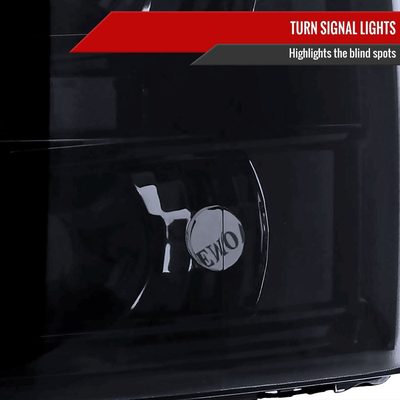 2007-2013 Chevy Silverado 1500 2500HD 3500HD Dual Halo Headlights Black