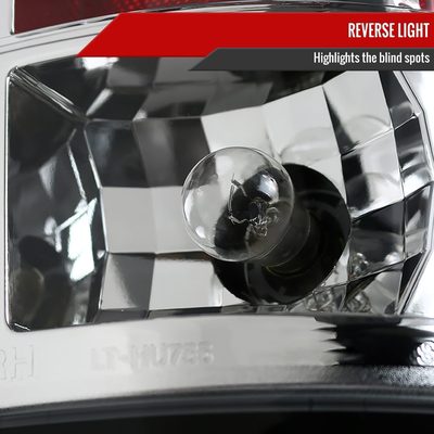 2007-2009 Dodge RAM LED Tail Lights Chrome Housing/Clear Lens