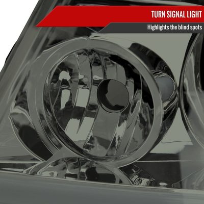 2004-2008 Ford F-150/06-2008 Lincoln Mark LT Projector Headlights LED Bar Smoke