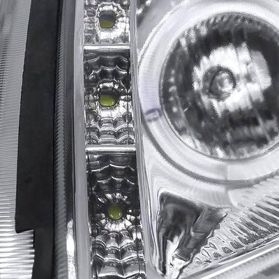 2000-2005 Mitsubishi Eclipse Dual Halo Projector Headlights LED Light Chrome