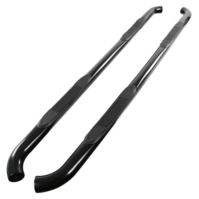 2015-2024 Ford F-150/F-250/350/450 SuperCab 3" Black Steel Side Step Nerf Bars