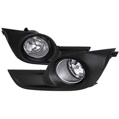 2013-2015 Nissan Altima Sedan H11 Fog Lights Kit Chrome Housing/Clear Lens