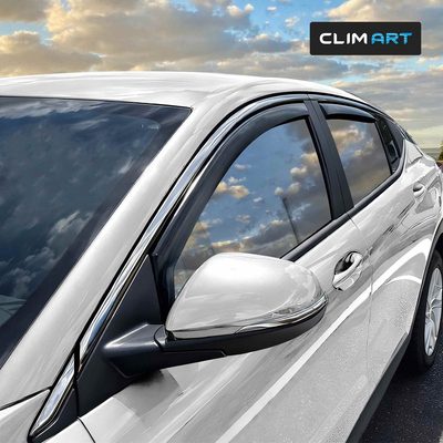 Clim Art Wind Deflectors for Buick Envista 2024-2026 In-channel Dark Smoke 4Pcs
