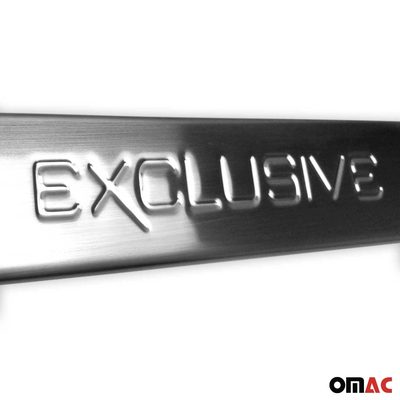 2008-2014 Mini Cooper Door Sill Scuff Plate Scratch Exclusive Stainless Steel 4x