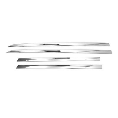 2018-2022 VW Tiguan SWB Side Door Molding Trim Skirt Garnish Stainless Steel