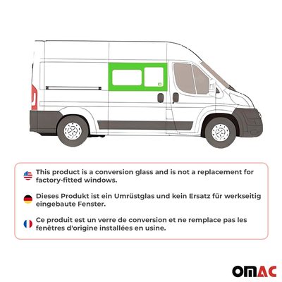2014-2024 RAM ProMaster Sliding Window Glass Right Sliding Door L2 L3 L4