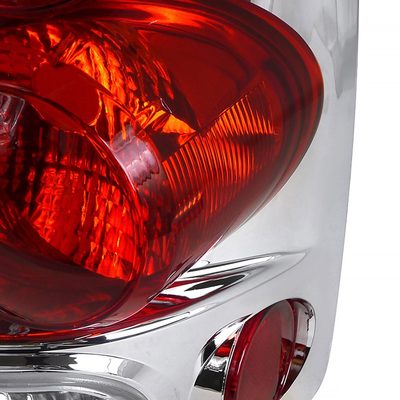 2002-2006 Dodge RAM Retro Style Tail Lights Chrome Housing/Clear Lens