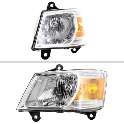 2008-2010 Dodge Grand Caravan Clear Factory Crystal Headlight - Driver Side