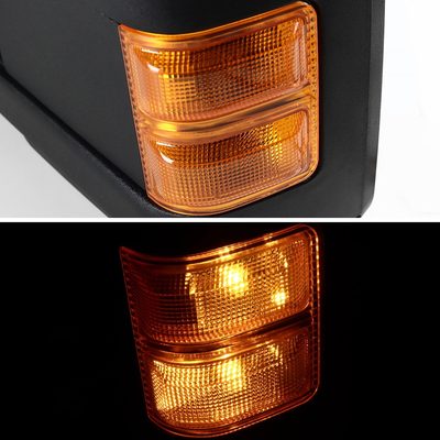 2003-2015 Ford F-250/350/450/550 Manual Towing Mirrors Amber & Turn Signal