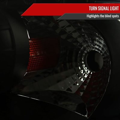 2005-2007 Ford Escape Dual Halo Projector Headlights SMD LED Light Black/Smoke
