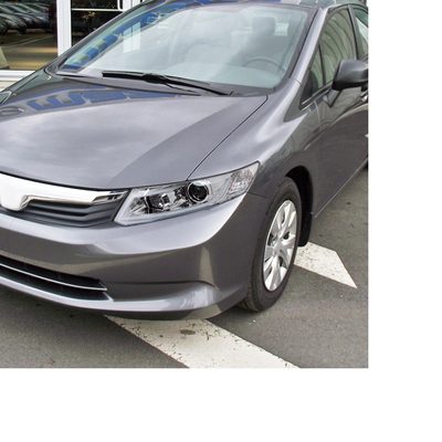 2012-2013 Honda Civic Coupe/ 12-2015 Civic Sedan LED Bar Headlights Chrome