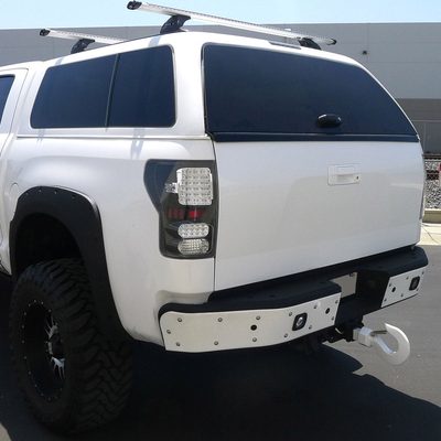 2007-2013 Toyota Tundra LED Tail Lights Matte Black Housing/Clear Lens