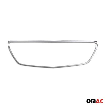 Front Grille Trim for Mercedes Sprinter W906 2006-2018 S.Steel Silver 2 Pcs