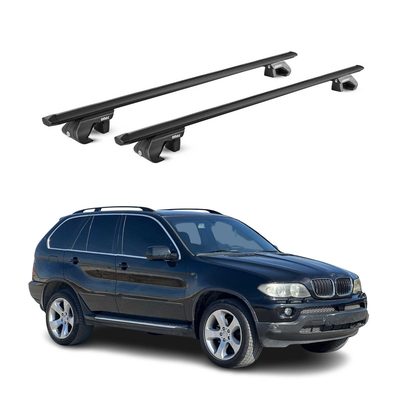 2000-2013 BMW X5 E53 E70 Roof Rack Cross Bars Black