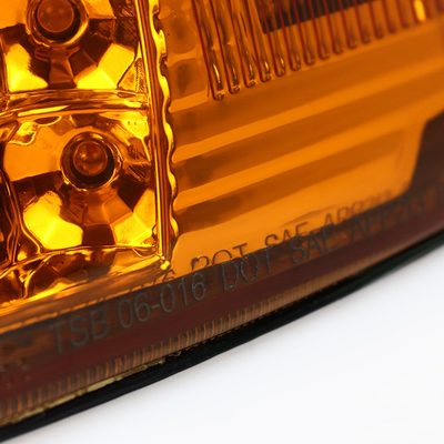 1992-1995 Honda Civic 2/3DR LED Corner Lights Chrome Housing/Amber Lens