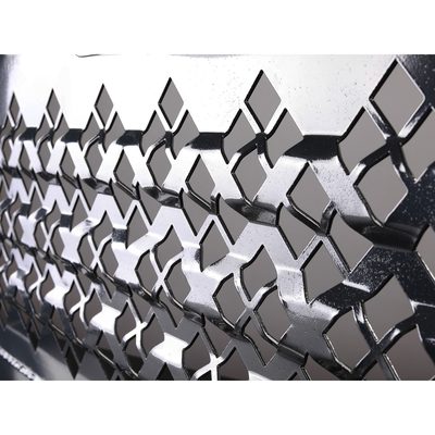 Merritt Punched Panel Headache Rack - Cab Height - White 720204-235