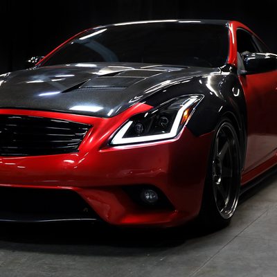 2008-2013 Infiniti G37/14-2015 Q60 Coupe/Convertible LED Signal Headlights Smoke