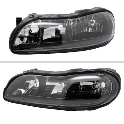 1997-1999 Oldsmobile Cutlass / Chevy Malibu / Classic Factory Headlights Black