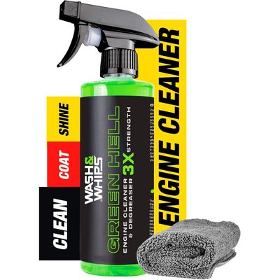 WASH&WHIPS Green Hell Engine Cleaner & Degreaser