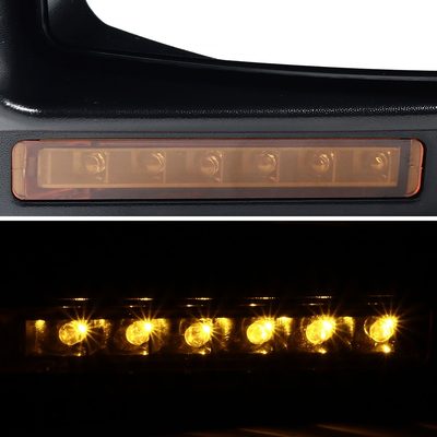 2004-2006 Ford F-150 Heated Towing Mirrors Amber Lens LED Turn Signal Lights