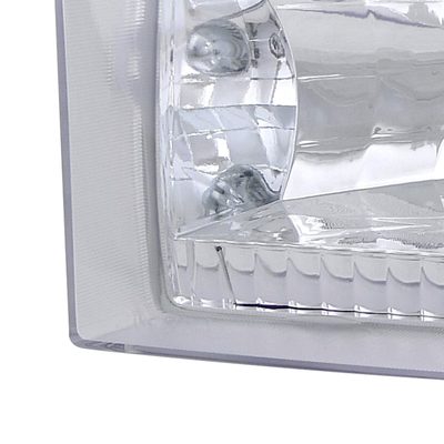 1999-2004 Ford F-250/350/450/550/Excursion Factory Headlights Chrome/Clear