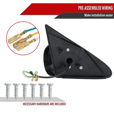 2002-2006 Acura RSX Carbon Fiber Shell Power Spoon Mirrors