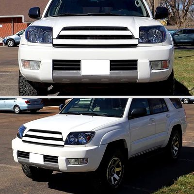 2003-2005 Toyota 4Runner Factory Style Headlights Matte Black/Clear Lens