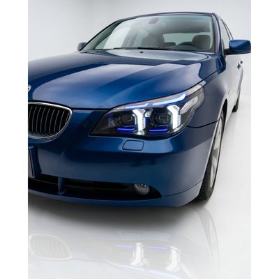 BMW 5 Series E60 Snake Eye LED Headlight Assembly with Dual-Color DRL 2003 - 2010