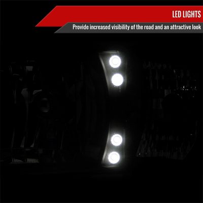 1994-2001 Dodge RAM 1500/ RAM 2500 3500 Crystal Headlights Chrome