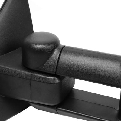 2014-2018 Chevy Silverado/GMC Sierra Manual Extendable Towing Mirrors Smoke