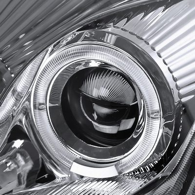 2000-2005 Mitsubishi Eclipse Dual Halo Projector Headlights LED Light Chrome