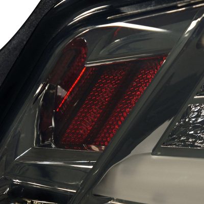 2011-2013 Scion tC LED Tail Lights Chrome Housing/Smoke Lens