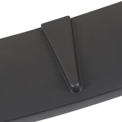 Universal Matte Black Polypropylene 3Pcs Bumper Lip Splitter Spoiler Set