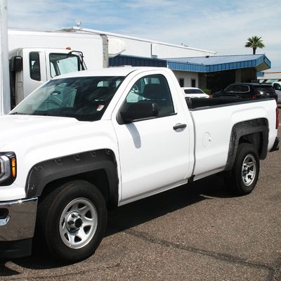 2016-2018 GMC Sierra 1500 Fleetside Textured Rivet Style Fender Flares