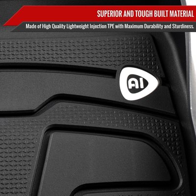 2017-2022 Tesla Model 3 All Weather TPE Floor Mats Liner 3Pcs