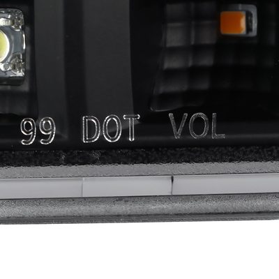 1999-2007 GMC Sierra/Yukon/ XL Bumper Lights Turn Signal Lights Matt Black